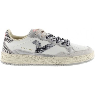 Baskets en cuir VICTORIA Smash Animal Mix 8806109 GRIS