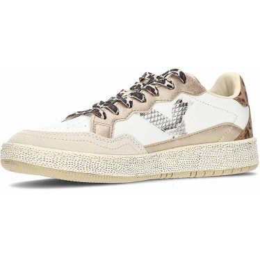 Baskets en cuir VICTORIA Smash Animal Mix 8806109 BEIGE