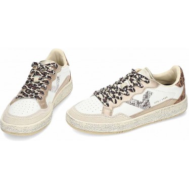 Baskets en cuir VICTORIA Smash Animal Mix 8806109 BEIGE