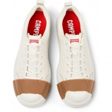 Baskets en cuir CAMPER Junction Runner K100978 BLANCO_006