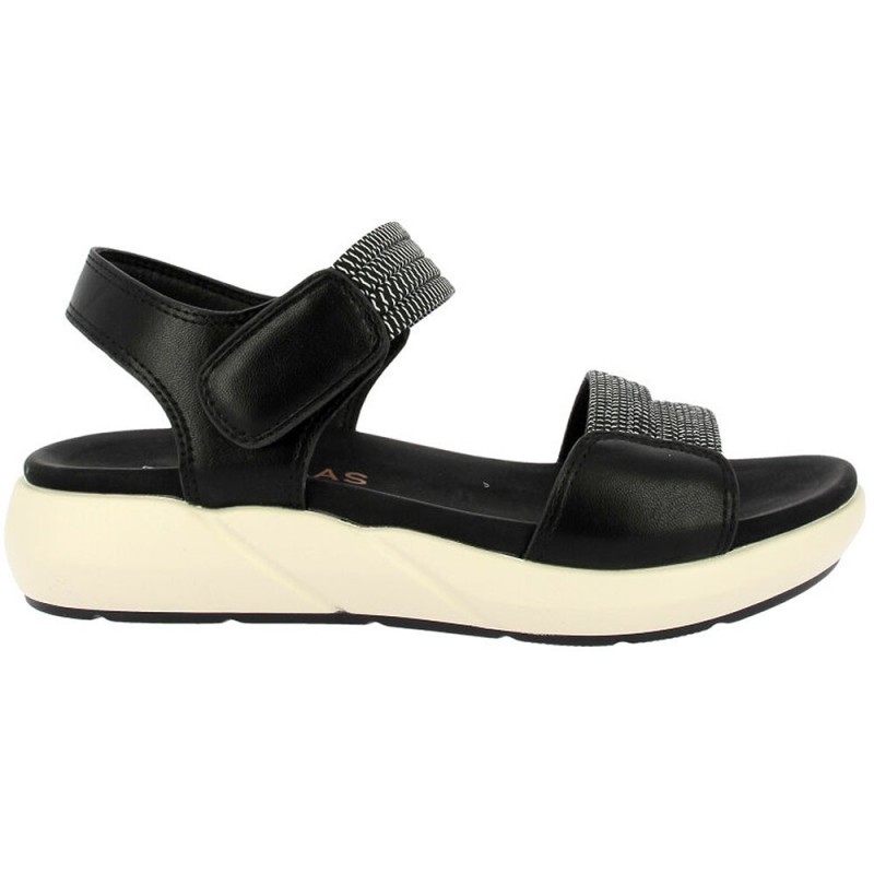 Doctor Cutillas 31408 Sandales élastiques pour femmes NEGRO