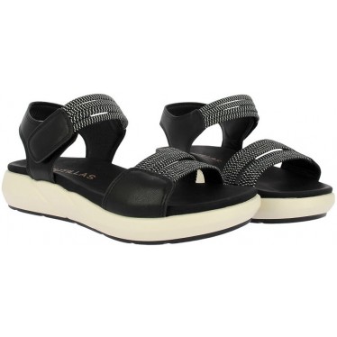 Doctor Cutillas 31408 Sandales élastiques pour femmes NEGRO