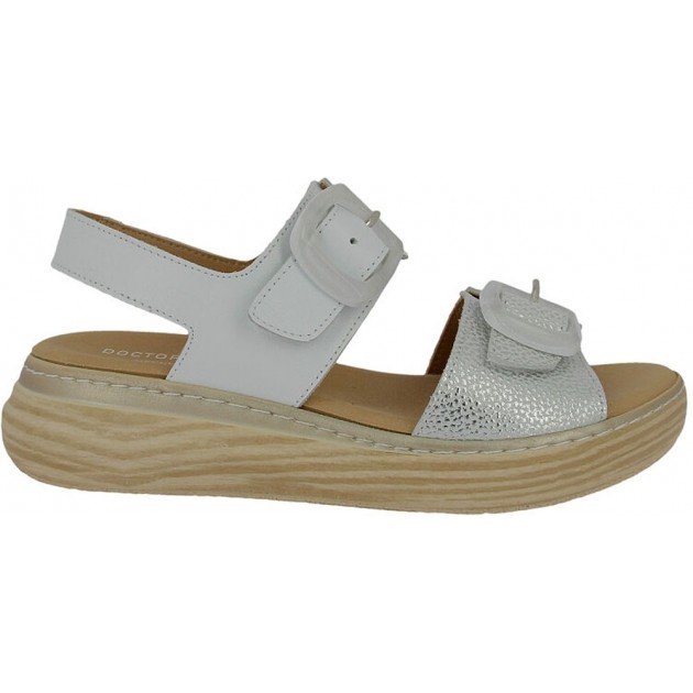 Sandales auto-adhésives pour femmes Doctor Cutillas 46019 BLANCO Sandales auto-adhésives pour femmes Doctor Cutillas 46019 BLANCO