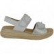 Sandales auto-adhésives pour femmes Doctor Cutillas 46019 BLANCO