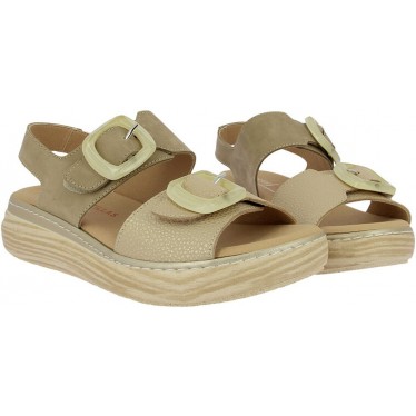Sandales auto-adhésives pour femmes Doctor Cutillas 46019 TAUPE