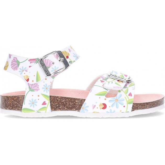 Pablosky Bio 439604, Sandales Fille BLANCO_FANTASIA Pablosky Bio 439604, Sandales Fille BLANCO_FANTASIA
