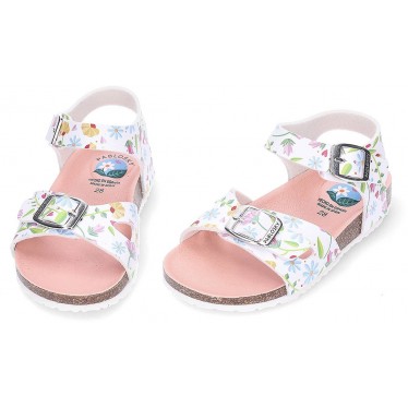 Pablosky Bio 439604, Sandales Fille BLANCO_FANTASIA
