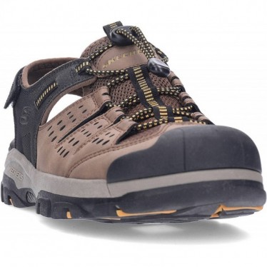 Sandale SKECHERS Tresmen Menard pour homme 205113 BROWN_BLACK