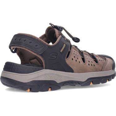 Sandale SKECHERS Tresmen Menard pour homme 205113 BROWN_BLACK
