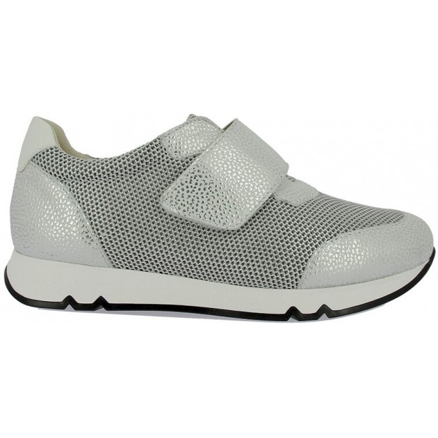 Chaussures de sport métallisées Doctor Cutillas 82560 pour femme PLATA Chaussures de sport métallisées Doctor Cutillas 82560 pour femme PLATA
