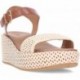 Sandales compensées tissées à plateformes FITFLOP JG1 TAN_IVORY