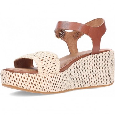 Sandales compensées tissées à plateformes FITFLOP JG1 TAN_IVORY