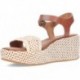 Sandales compensées tissées à plateformes FITFLOP JG1 TAN_IVORY