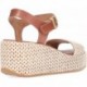 Sandales compensées tissées à plateformes FITFLOP JG1 TAN_IVORY