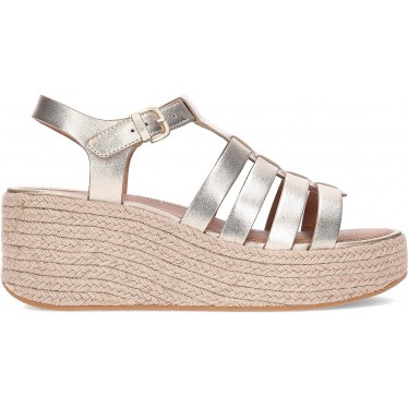 Sandales espadrilles à plateforme Fitflop pour femme JF5 PLATINO