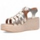 Sandales espadrilles à plateforme Fitflop pour femme JF5 PLATINO