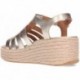 Sandales espadrilles à plateforme Fitflop pour femme JF5 PLATINO