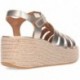 Sandales espadrilles à plateforme Fitflop pour femme JF5 PLATINO