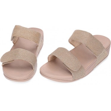 FitFlop FZ9 Lulu - Sandales ajustables Shimmerlux LATTE_BEIGE