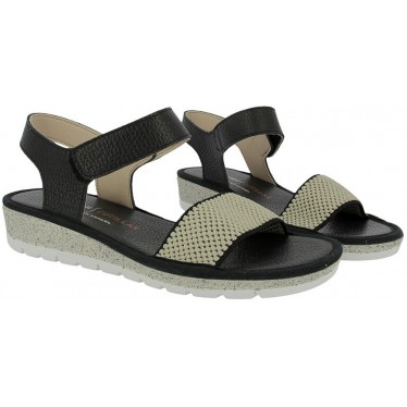 Sandales auto-adhésives pour femmes Doctor Cutillas 35329 NEGRO