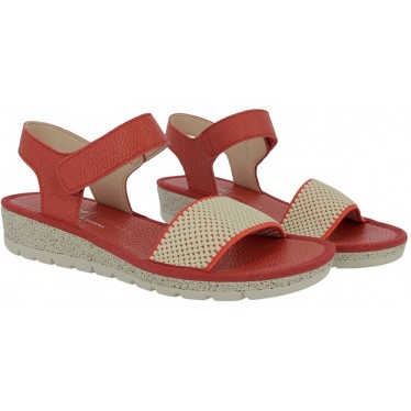 Sandales auto-adhésives pour femmes Doctor Cutillas 35329 CARMIN