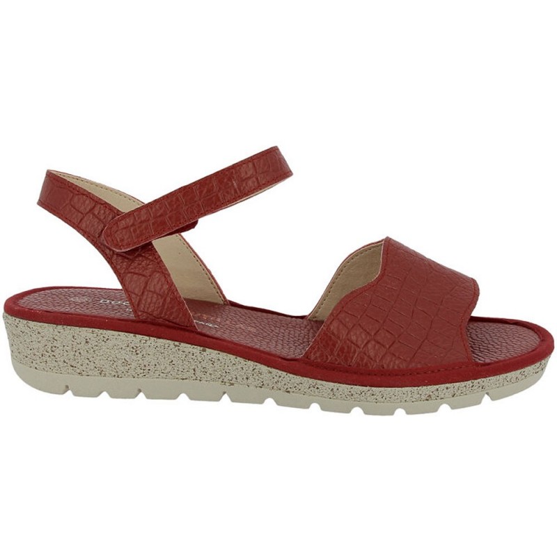 Sandale auto-adhésive pour femme Doctor Cutillas 35325 ROJO