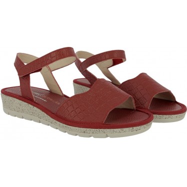 Sandale auto-adhésive pour femme Doctor Cutillas 35325 ROJO