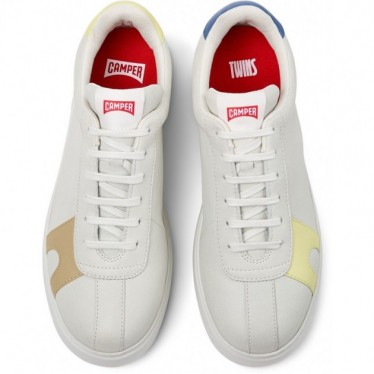 Baskets en cuir CAMPER Twins K100743 BLANCO_043