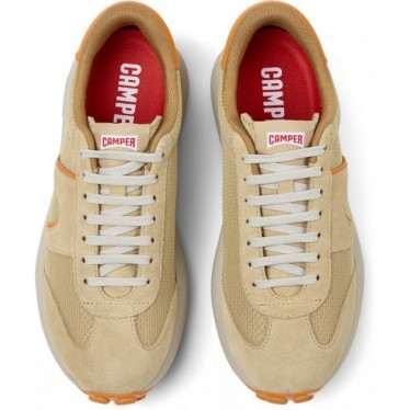 Baskets CAMPER Pelotas Athens K201826 pour femme BEIGE_006