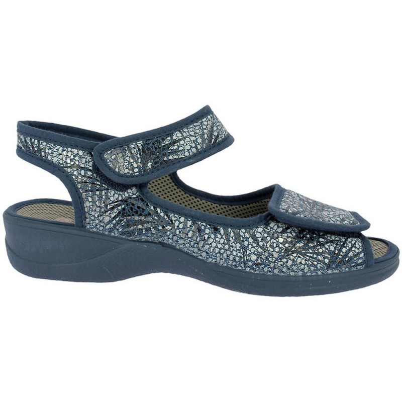 Sandales pour femmes Doctor Cutillas 21757 Auto-adhésives AZUL