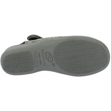 Sandales pour femmes Doctor Cutillas 21757 Auto-adhésives ANTRACITA