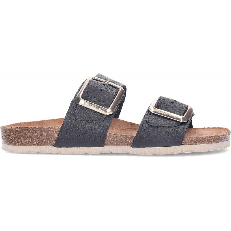Sandales en cuir INTERBIOS 7232 NEGRO