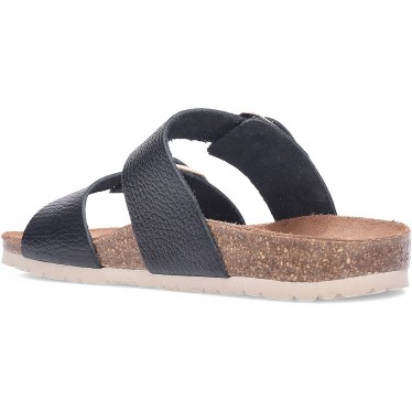 Sandales en cuir INTERBIOS 7232 NEGRO