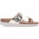 Sandales pour femmes INTERBIOS 7119-MG PLATINO