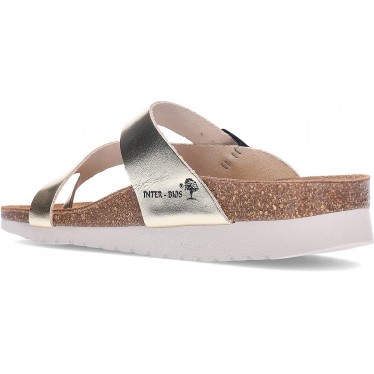 Sandales pour femmes INTERBIOS 7119-MG PLATINO