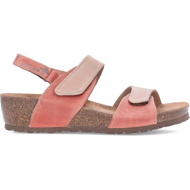 Sandales en cuir pour femmes INTERBIOS 5343 TEJA_BEIGE