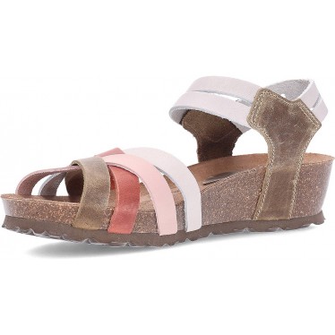Sandales en cuir INTERBIOS 5338 MULTICOLOR