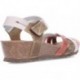 Sandales en cuir INTERBIOS 5338 MULTICOLOR