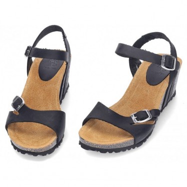 Sandale compensée INTERBIOS 5612 NEGRO