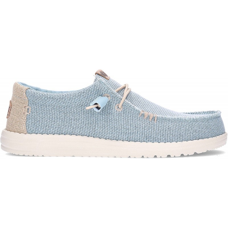 Mocassins pour hommes Hey Dude Wallybraided AQUA_TAN