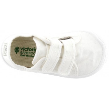Chaussures de sport pieds nus pour enfants Victoria 1370111 Bosco Basket BLANCO