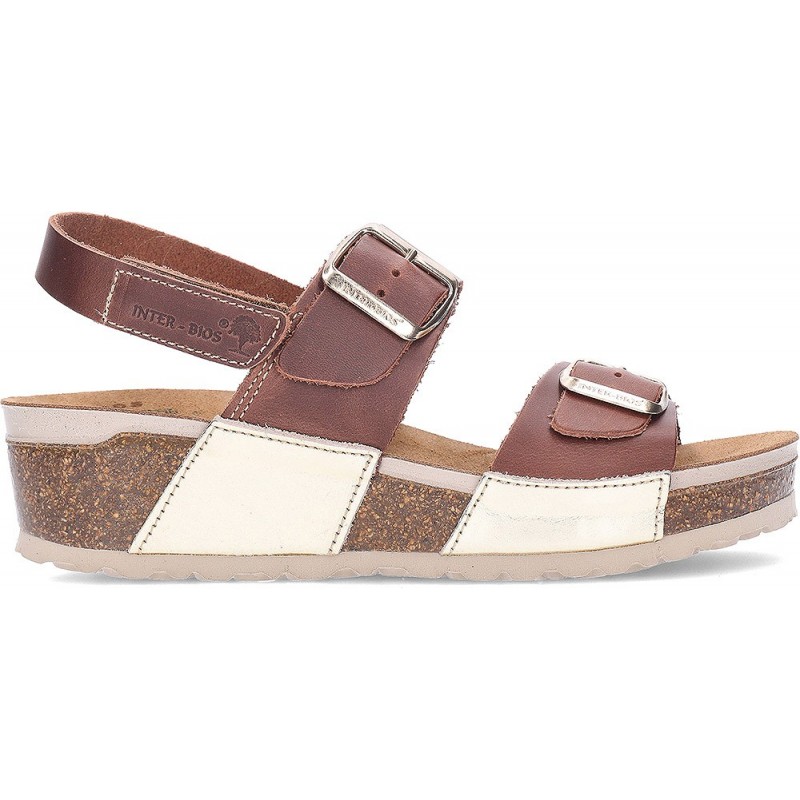 Sandales femme INTERBIOS 5812 PLATINO_OURS