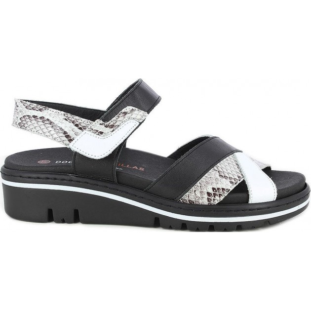 Doctor Cutillas 36133 Sandales femme Cross NEGRO_BLANCO Doctor Cutillas 36133 Sandales femme Cross NEGRO_BLANCO