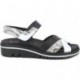 Doctor Cutillas 36133 Sandales femme Cross NEGRO_BLANCO
