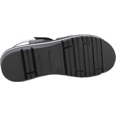 Doctor Cutillas 36133 Sandales femme Cross NEGRO_BLANCO