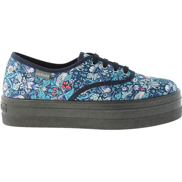 Chaussures de sport Victoria 109229 pour femme, imprimé Liberty anglais MARINO Chaussures de sport Victoria 109229 pour femme, imprimé Liberty anglais MARINO