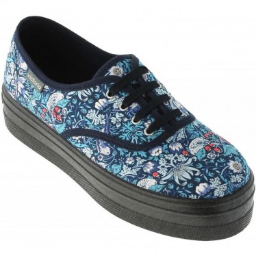 Chaussures de sport Victoria 109229 pour femme, imprimé Liberty anglais MARINO