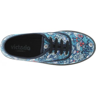 Chaussures de sport Victoria 109229 pour femme, imprimé Liberty anglais MARINO