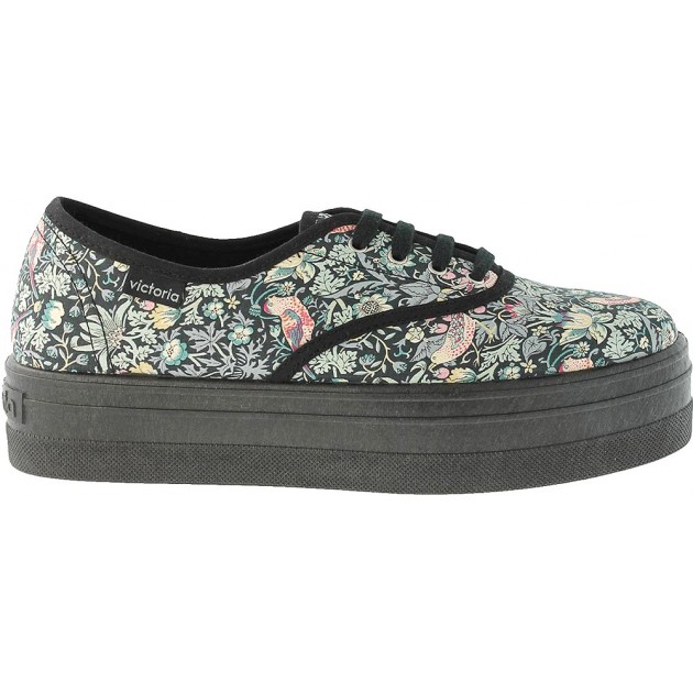 Chaussures de sport Victoria 109229 pour femme, imprimé Liberty anglais NEGRO Chaussures de sport Victoria 109229 pour femme, imprimé Liberty anglais NEGRO