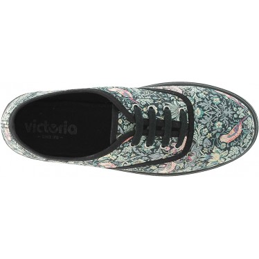 Chaussures de sport Victoria 109229 pour femme, imprimé Liberty anglais NEGRO